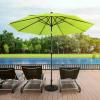 image:imagePure Garden Patio Umbrella with Auto Tilt  10ft Easy Crank Outdoor Umbrella with Vented Canopy for Deck Balcony Porch Backyard or Pool Lime