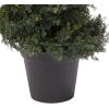 image:imageArtificial Tree  4FT Spiral Cypress Topiary Tree with Pot  UVProtected Indoor or Outdoor Fake Plants for Home or Porch Decor by Pure GardenGreen