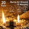 image:imageFire Starter Sticks 20Pack Refill  Pine Wood Firestarter Kindling Bundles  Indoor or Outdoor Fire Starters for Campfires Grills Wood Stoves Firepits or Fireplaces by Kings County Tools20Pack
