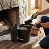 image:imagePure Garden Ash Bucket with Lid Broom and Shovel Black 11x122x11