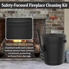 image:imagePure Garden Metal Ash Bucket and Shovel Black 475Gallon