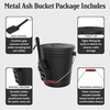 image:imagePure Garden Metal Ash Bucket and Shovel Black 475Gallon