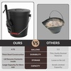 image:imagePure Garden Metal Ash Bucket and Shovel Black 475Gallon