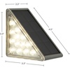 image:imageSolar Step Lights for Outside 6Pack  LED Solar Stair Lights Outdoor Waterproof IP67 Outdoor Lighting for Walkways Deck Front Door Entryway Garden Pathways or Porch by Pure Garden
