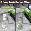 image:imageSolar Step Lights for Outside 6Pack  LED Solar Stair Lights Outdoor Waterproof IP67 Outdoor Lighting for Walkways Deck Front Door Entryway Garden Pathways or Porch by Pure Garden