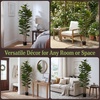 image:imagePure Garden 6FT Artificial Fiddle Leaf Fig Tree with Weighted Pot
