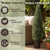 image:imagePure Garden Cyprus Artificial Tree with Weighted Nursery Pot 48