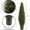 image:imagePure Garden Cyprus Artificial Tree with Weighted Nursery Pot 48