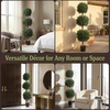 image:imagePure Garden Set of 2 Artificial Trees  5FT Hedyotis Topiary Fake Plants in Weighted Pots  Faux Plants for Indoor Display or Front Porch Decor5ft