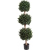 image:imagePure Garden Set of 2 Artificial Trees  5FT Hedyotis Topiary Fake Plants in Weighted Pots  Faux Plants for Indoor Display or Front Porch Decor5ft