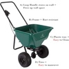 image:imagePure Garden Lawn and Garden Spreader  66 Pound Capacity Walk Behind Rotary Broadcast Dispenser for Fertilizer Grass Seed Sand and Salt