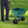 image:imagePure Garden Lawn and Garden Spreader  66 Pound Capacity Walk Behind Rotary Broadcast Dispenser for Fertilizer Grass Seed Sand and Salt