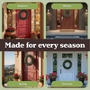 image:imagePure Garden 195Inch Boxwood Wreath Set of 2  Round UV Resistant Artificial Spring Winter Fall or Summer Wreath  IndoorOutdoor Summer Wreaths for Front Door24