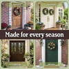 image:imagePure Garden 195Inch Boxwood Wreath Set of 2  Round UV Resistant Artificial Spring Winter Fall or Summer Wreath  IndoorOutdoor Summer Wreaths for Front Door195 Set of 2