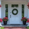 image:imagePure Garden 195Inch Boxwood Wreath Set of 2  Round UV Resistant Artificial Spring Winter Fall or Summer Wreath  IndoorOutdoor Summer Wreaths for Front Door24