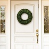image:imagePure Garden Front Door Wreath and Storage Bag  20Inch Artificial Foxtail Fern Wreath and Zippered Tote with Handles  Farmhouse Greenery DecorGreen