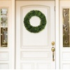 image:imagePure Garden Front Door Wreath and Storage Bag  21Inch Artificial Fern Wreath and Zippered Tote with Handles  Farmhouse Greenery Dcor20 Foxtail Fern  Blue Bag