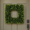 image:imagePure Garden Square Boxwood Wreath for Front Door Green 20