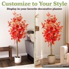 image:imagePure Garden 5FT Artificial Fall Maple Tree in Weighted Nursery Pot