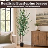 image:imagePure Garden 6FT Artificial Eucalyptus Tree in Weighted Nursery Pot