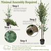 image:imagePure Garden 6FT Artificial Eucalyptus Tree in Weighted Nursery Pot