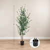 image:imagePure Garden 6FT Artificial Eucalyptus Tree in Weighted Nursery Pot